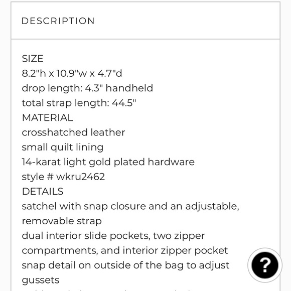 Kate Spade Newbury Lane Small Loden Satchel Bag - Picture 8 of 8